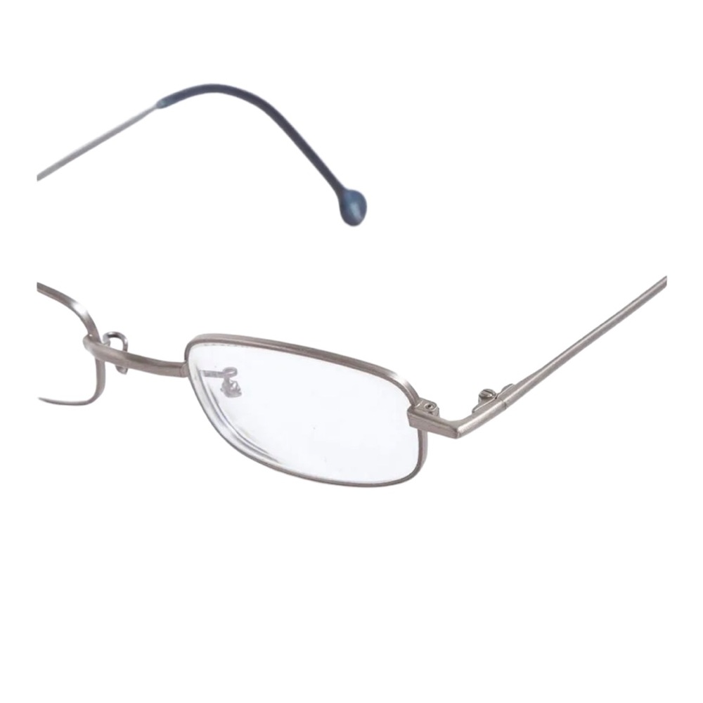 Vintage LA Eyeworks Ellsworth 462 Sikver a indigo Blue Rectangular Glasses